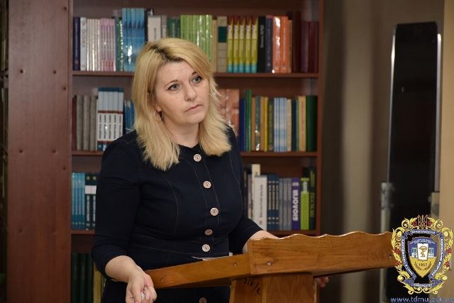 Про нову редакцію українського правопису виголосила доповідь канд. філол. наук О.С.Вербовецька